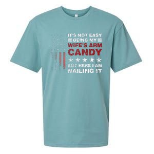 ItS Not Easy Being My WifeS Arm Candy Sueded Cloud Jersey T-Shirt