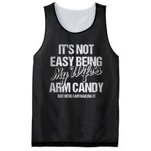 Its Not Easy Being My WifeS Arm Candy Mesh Reversible Basketball Jersey Tank