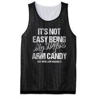 Its Not Easy Being My WifeS Arm Candy Mesh Reversible Basketball Jersey Tank