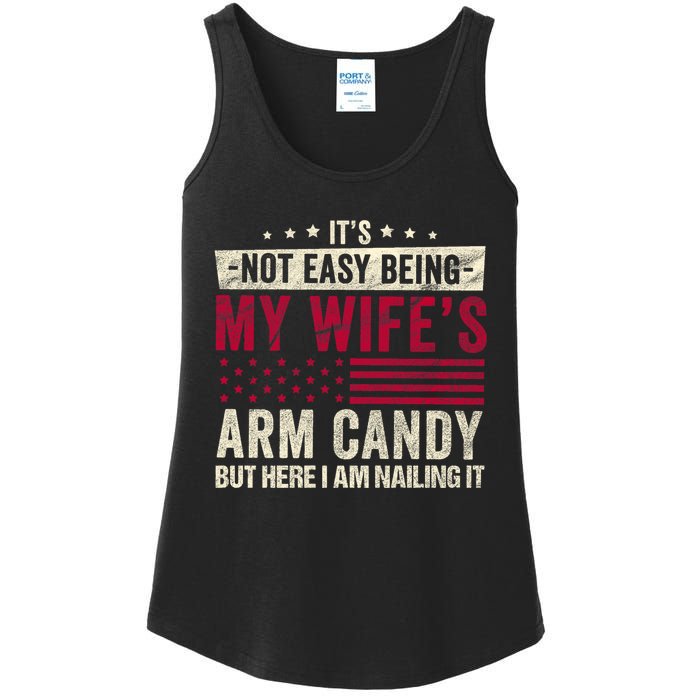 Its Not Easy Being My WifeS Arm Candy Ladies Essential Tank