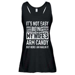 Its Not Easy Being My WifeS Arm Candy Ladies Essential Flowy Tank