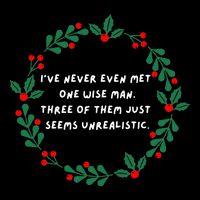 IVe Never Even Met One Wise Man Women's Crop Top Tee