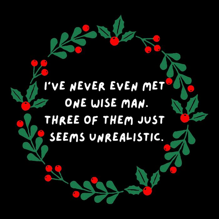 IVe Never Even Met One Wise Man Women's Crop Top Tee