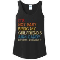 ItS Not Easy Being My GirlfriendS Arm Candy Am Nailing It Ladies Essential Tank