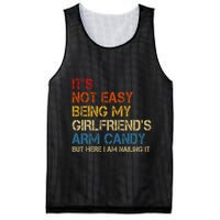 ItS Not Easy Being My GirlfriendS Arm Candy Am Nailing It Mesh Reversible Basketball Jersey Tank