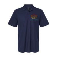 Its Not Easy Being My Wifes Arm Candy Vintage Softstyle Adult Sport Polo