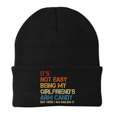 It's Not Easy Being My Girlfriend's Arm Candy Retro Beanie