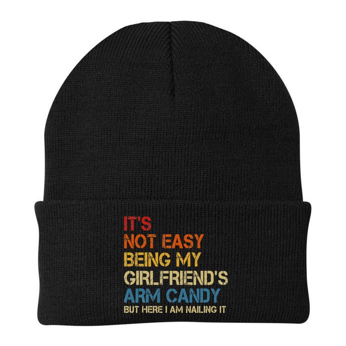 It's Not Easy Being My Girlfriend's Arm Candy Retro Beanie