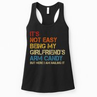 It's Not Easy Being My Girlfriend's Arm Candy Retro Womens Tank Top