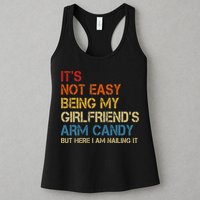 It's Not Easy Being My Girlfriend's Arm Candy Retro Womens Tank Top