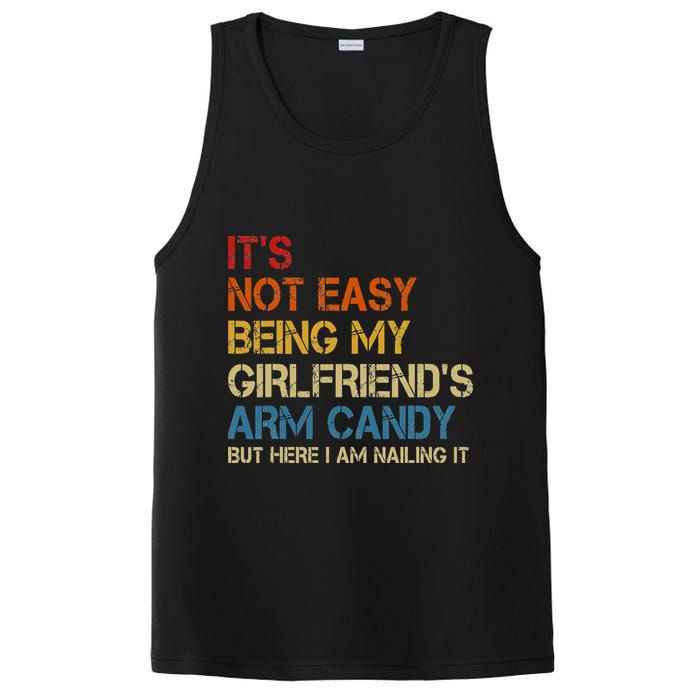 It's Not Easy Being My Girlfriend's Arm Candy Retro PosiCharge Competitor Tank