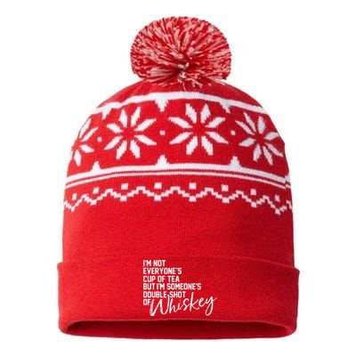 IM Not Everyones Cup Of Tea USA-Made Snowflake Beanie