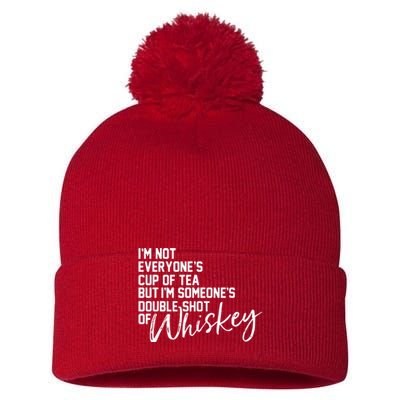 IM Not Everyones Cup Of Tea Pom Pom 12in Knit Beanie