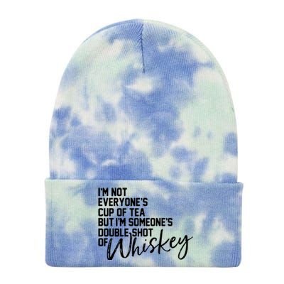 IM Not Everyones Cup Of Tea Tie Dye 12in Knit Beanie