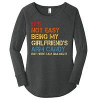 Its Not Easy Being My Girlfriends Arm Candy Women's Perfect Tri Tunic Long Sleeve Shirt