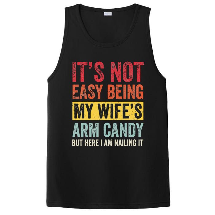 It's Not Easy Being My Wife's Arm Candy but here i am nailin PosiCharge Competitor Tank