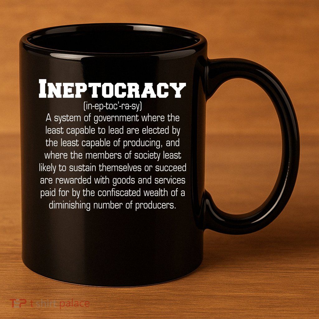 Ineptocracy Definition 11oz C Handle Ceramic Mug