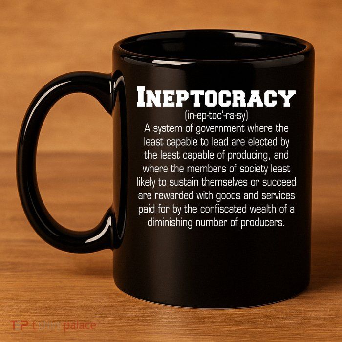 Ineptocracy Definition 11oz C Handle Ceramic Mug