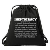 Ineptocracy Definition Drawstring Bag
