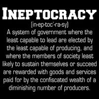 Ineptocracy Definition Drawstring Bag