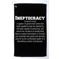 Ineptocracy Definition Golf Towel