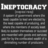 Ineptocracy Definition Golf Towel