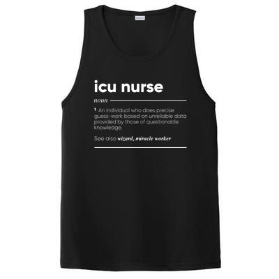 Icu Nurse Funny Definition Gift PosiCharge Competitor Tank