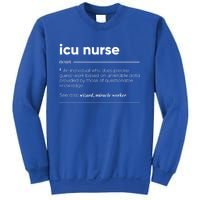 Icu Nurse Funny Definition Gift Sweatshirt