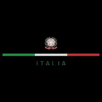 Italia National Flag Colors Italy Crest Logo Italian Roots Doggie Tank