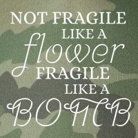 IM Not Fragile Like A Flower IM Fragile Like A Bomb Funny Meaningful Gift Legacy Tie Dye Trucker Hat