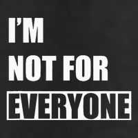 Im Not For Everyone Funny Anti Social Adult Drive Performance Visor