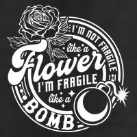 IM Not Fragile Like A Flower IM Fragile Like A Bomb Meaningful Gift Knit Cap Winter Beanie