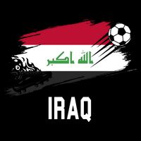 Iraq National Football Soccer Team Flag Cooling Performance Crew T-Shirt