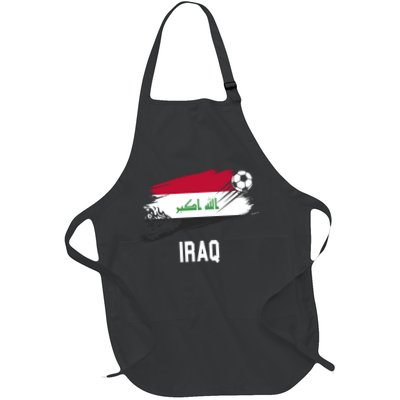 Iraq National Football Soccer Team Flag Apron