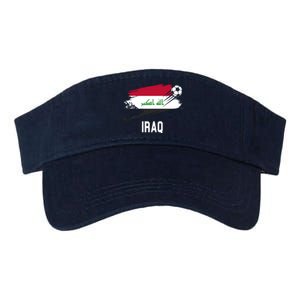 Iraq National Football Soccer Team Flag Valucap Bio-Washed Visor