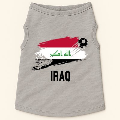 Iraq National Football Soccer Team Flag Doggie Tank