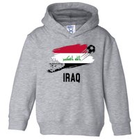 Iraq National Football Soccer Team Flag Toddler Hoodie