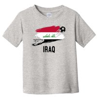 Iraq National Football Soccer Team Flag Toddler T-Shirt