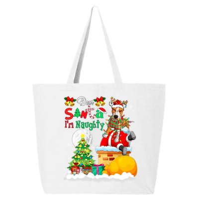 IM Naughty Funny Joke Xmas Santa Reindeer Pit Bull Owner Funny Gift 25L Jumbo Tote