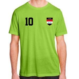 Iraq Nation Football Soccer 10 Jersey Adult ChromaSoft Performance T-Shirt