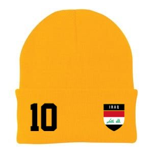 Iraq Nation Football Soccer 10 Jersey Knit Cap Winter Beanie