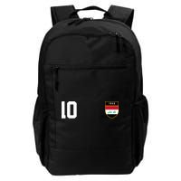 Iraq Nation Football Soccer 10 Jersey Backpack