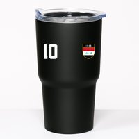 Iraq Nation Football Soccer 10 Jersey Tumbler