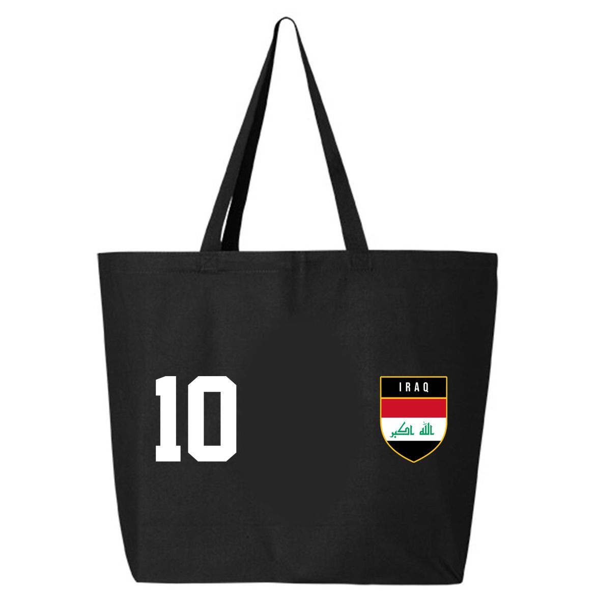 Iraq Nation Football Soccer 10 Jersey 25L Jumbo Tote