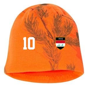 Iraq Nation Football Soccer 10 Jersey Kati - Camo Knit Beanie