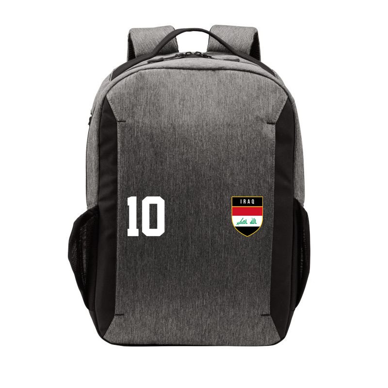 Iraq Nation Football Soccer 10 Jersey Vector Backpack