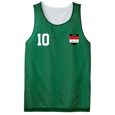 Iraq Nation Football Soccer 10 Jersey Mesh Reversible Basketball Jersey Tank