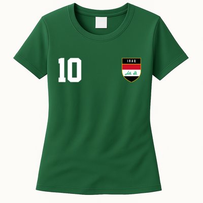 Iraq Nation Football Soccer 10 Jersey Women's T-Shirt