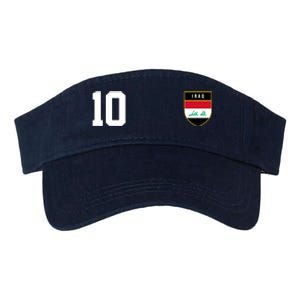 Iraq Nation Football Soccer 10 Jersey Valucap Bio-Washed Visor