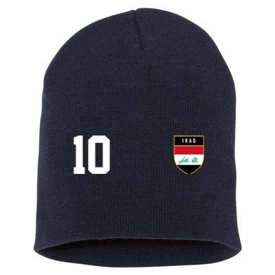 Iraq Nation Football Soccer 10 Jersey Short Acrylic Beanie